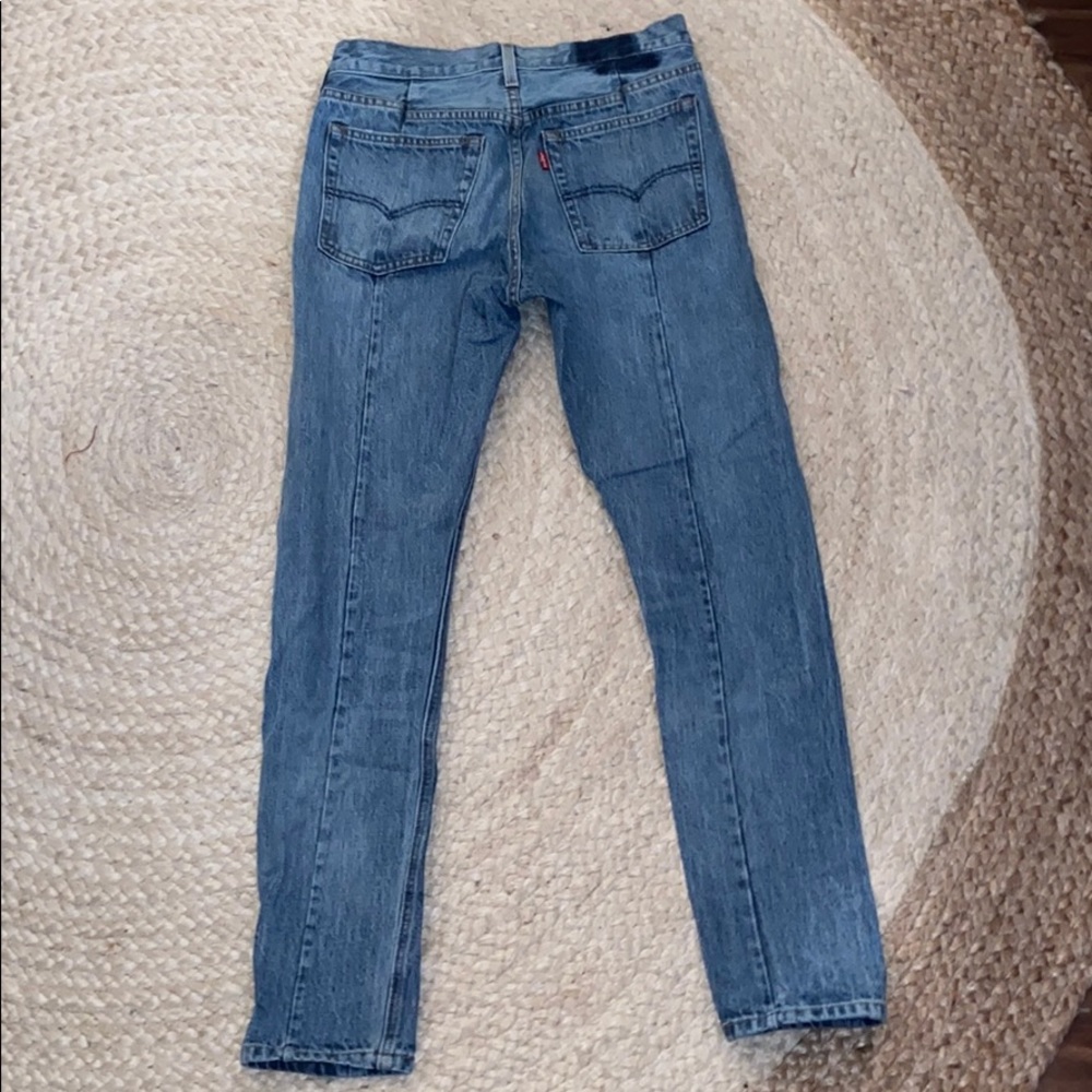 High waisted blue jeans - Picture 2 of 4